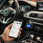 Interfață diagnoză auto OBD2 conectată la smartphone pentru citire coduri eroare - XProduse Auto