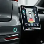 Kit senzori de parcare cu afișaj LED și avertizare sonoră instalat pe bara spate - XProduse Auto